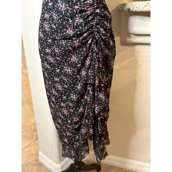 Pretty Little Thing V Neck Split Midi Dress Size 4 - Picture 8 of 10